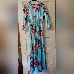 Floral maxi dress